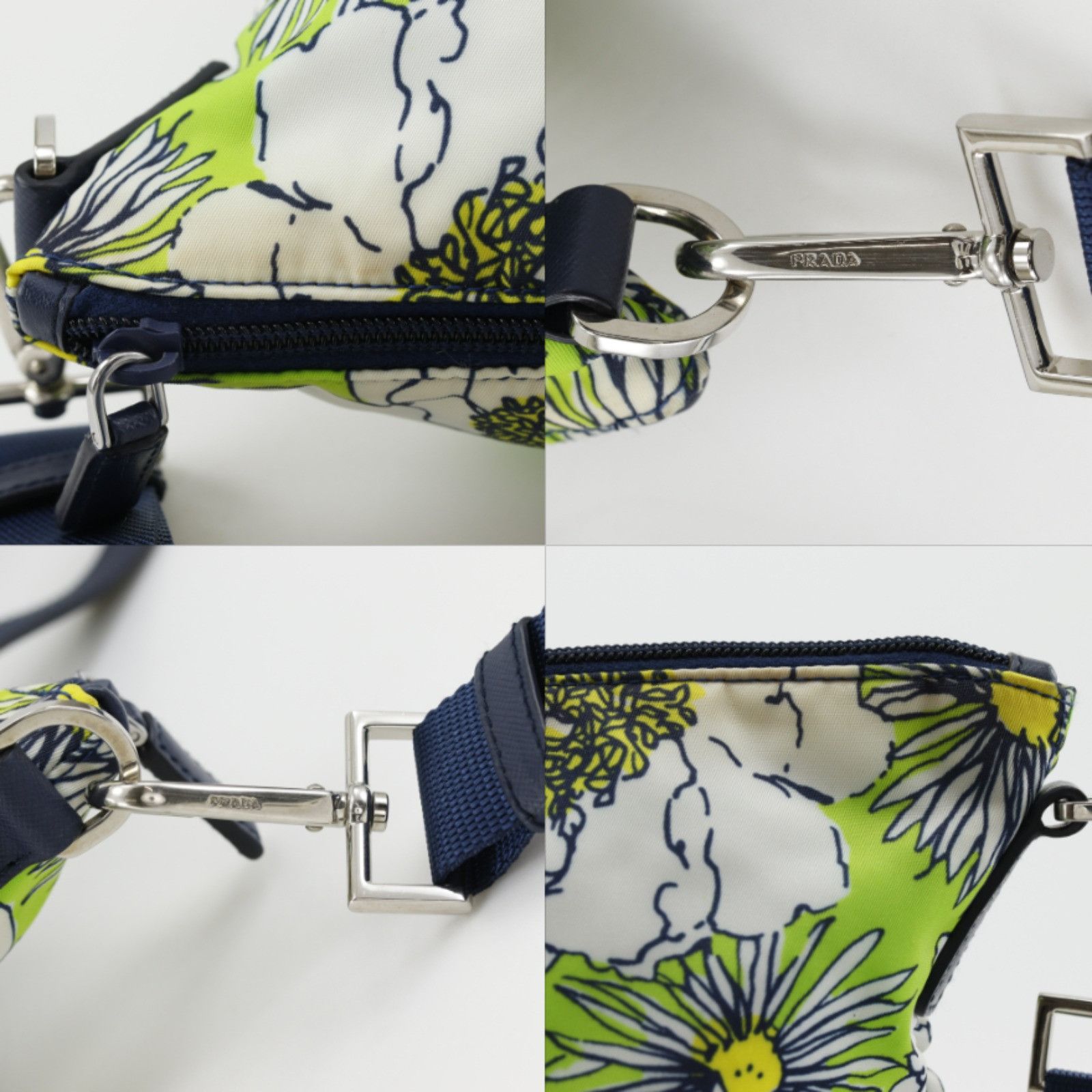 Prada Prada Prada Flower Nylon 2way Tote Bag Textile Tote Bag DUTY FREE for USA Size ONE SIZE - 15 Thumbnail