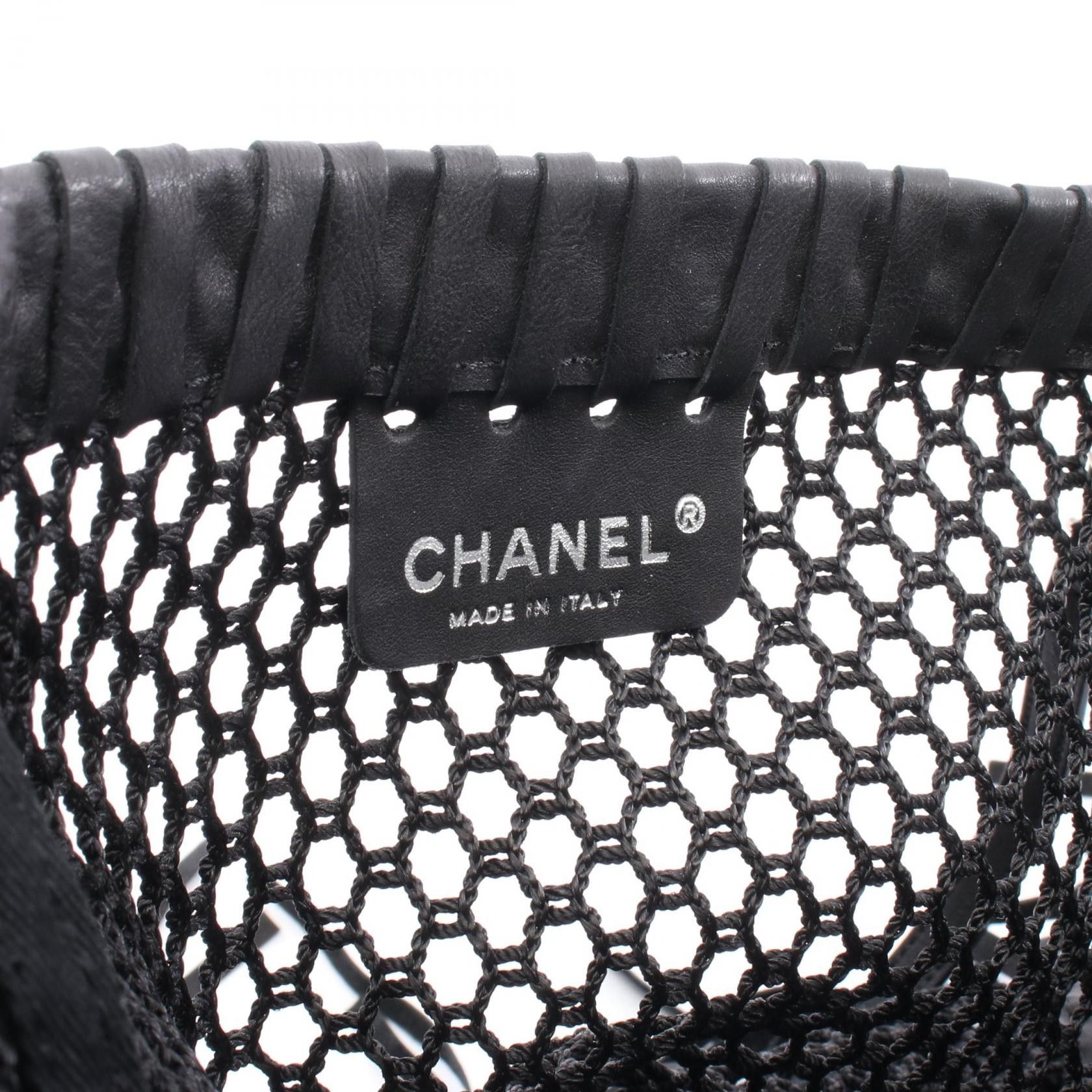 Chanel Chanel Chanel Coco Mark Leather Mesh Shoulder Bag Leather Shoulder Bag DUTY FREE for USA Size ONE SIZE - 4 Thumbnail
