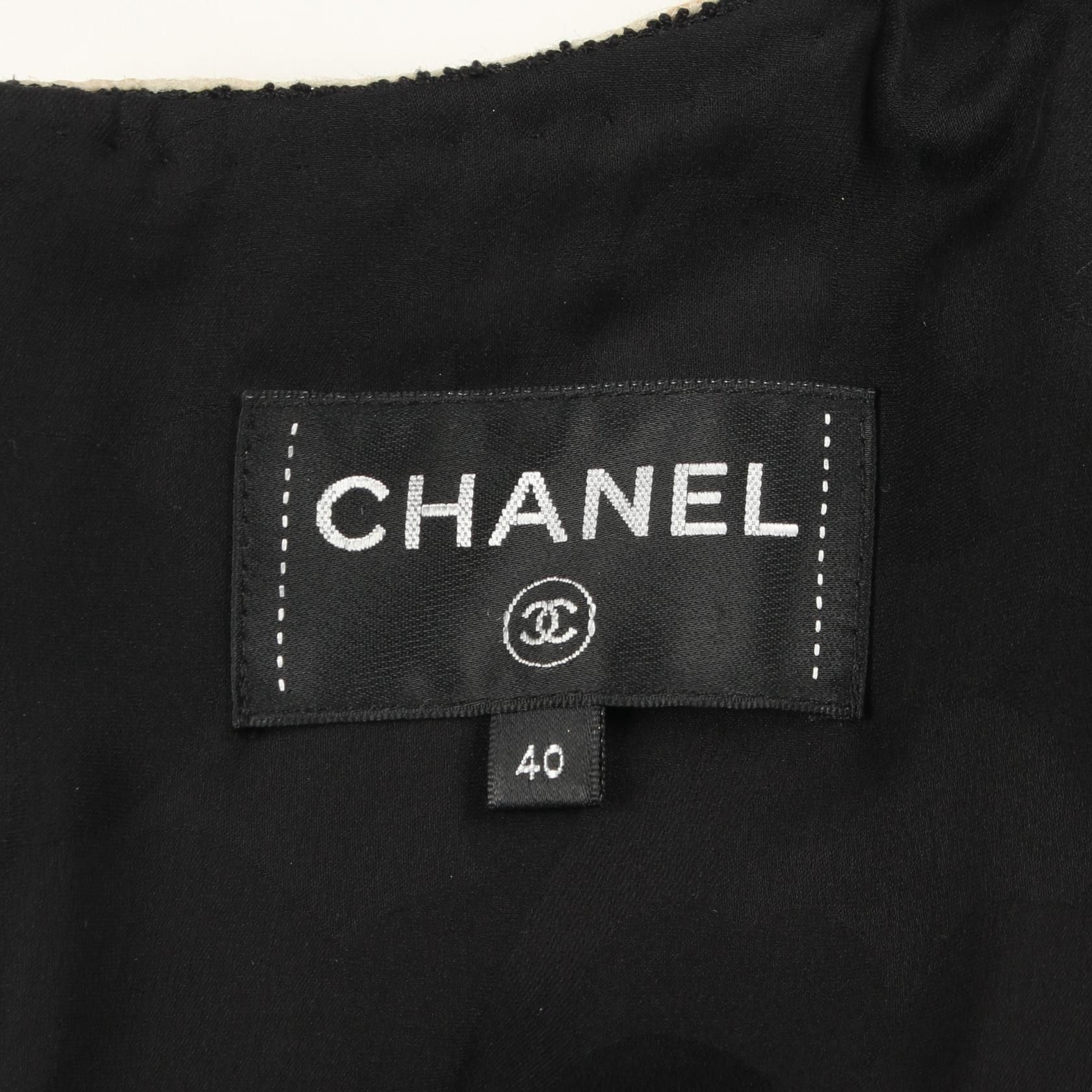 Chanel Chanel Chanel Coco Mark Short Sleeve Velour Dress Textile Dresses P61799V44569 DUTY FREE for USA Size ONE SIZE - 3 Thumbnail