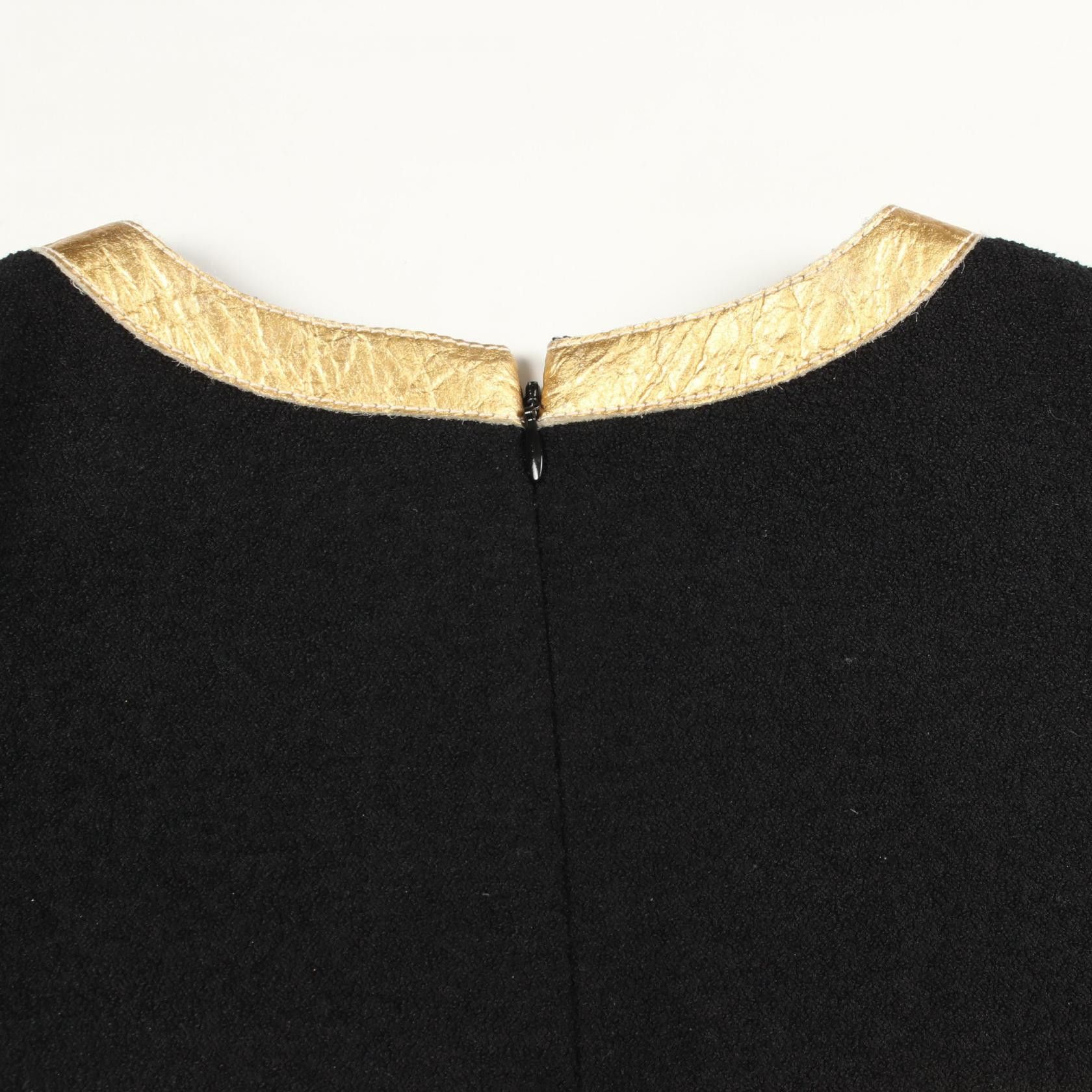 Chanel Chanel Chanel Coco Mark Short Sleeve Velour Dress Textile Dresses P61799V44569 DUTY FREE for USA Size ONE SIZE - 5 Thumbnail