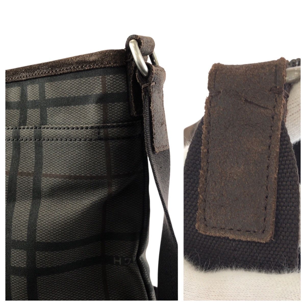 Coach Coach COACH Camden Tattasoul Canvas Suede Shoulder Bag Textile Shoulder Bag F70935 DUTY FREE for USA Size ONE SIZE - 6 Thumbnail