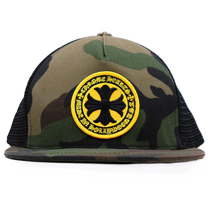 Chrome Hearts Chrome Hearts Chrome Hearts Camouflage Cap Textile Hats DUTY FREE for USA Size ONE SIZE - 4 Thumbnail
