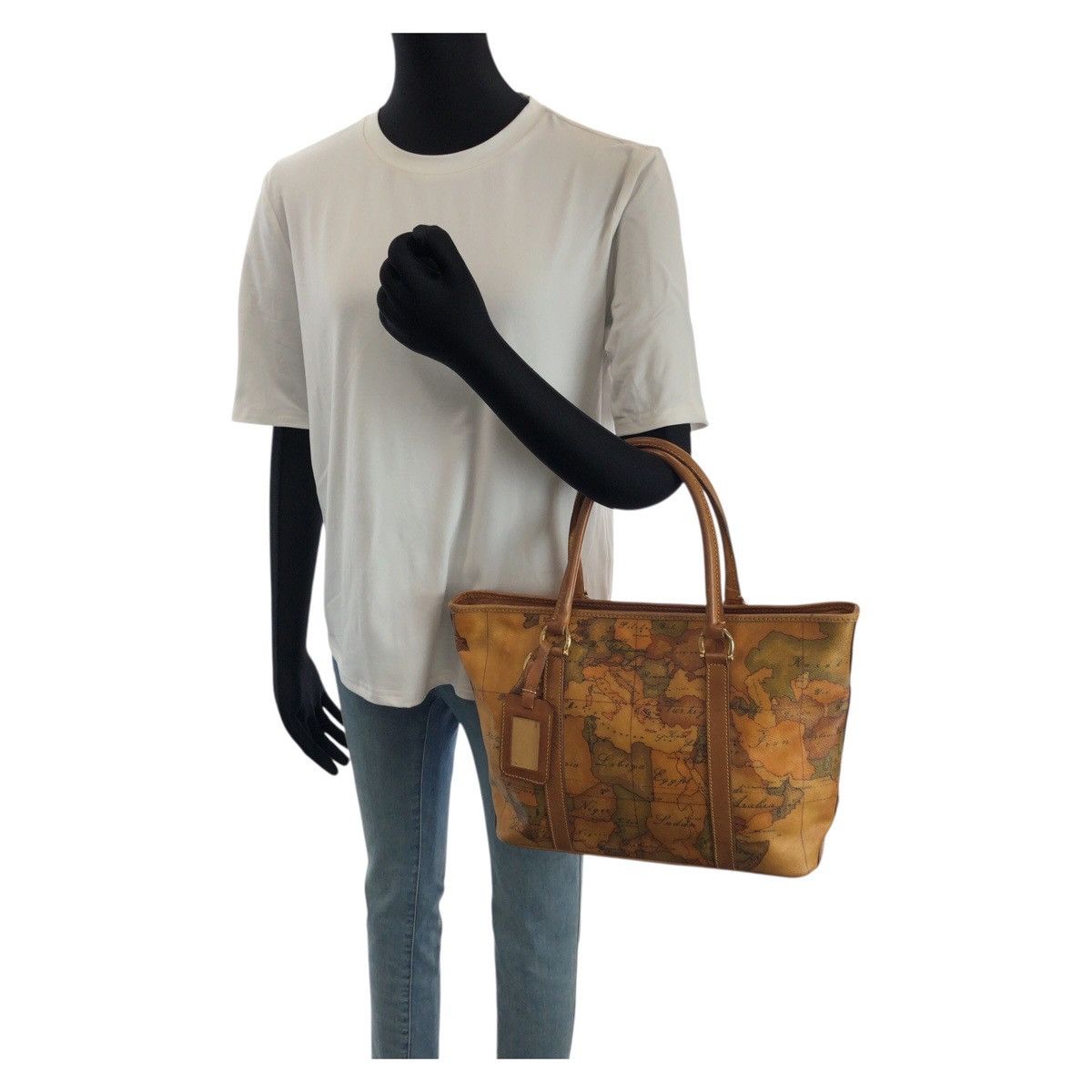 Other Other PRIMA CLASSE Map PVC Leather Tote Bag Plastic / Synthetic Tote Bag DUTY FREE for USA Size ONE SIZE - 7 Thumbnail