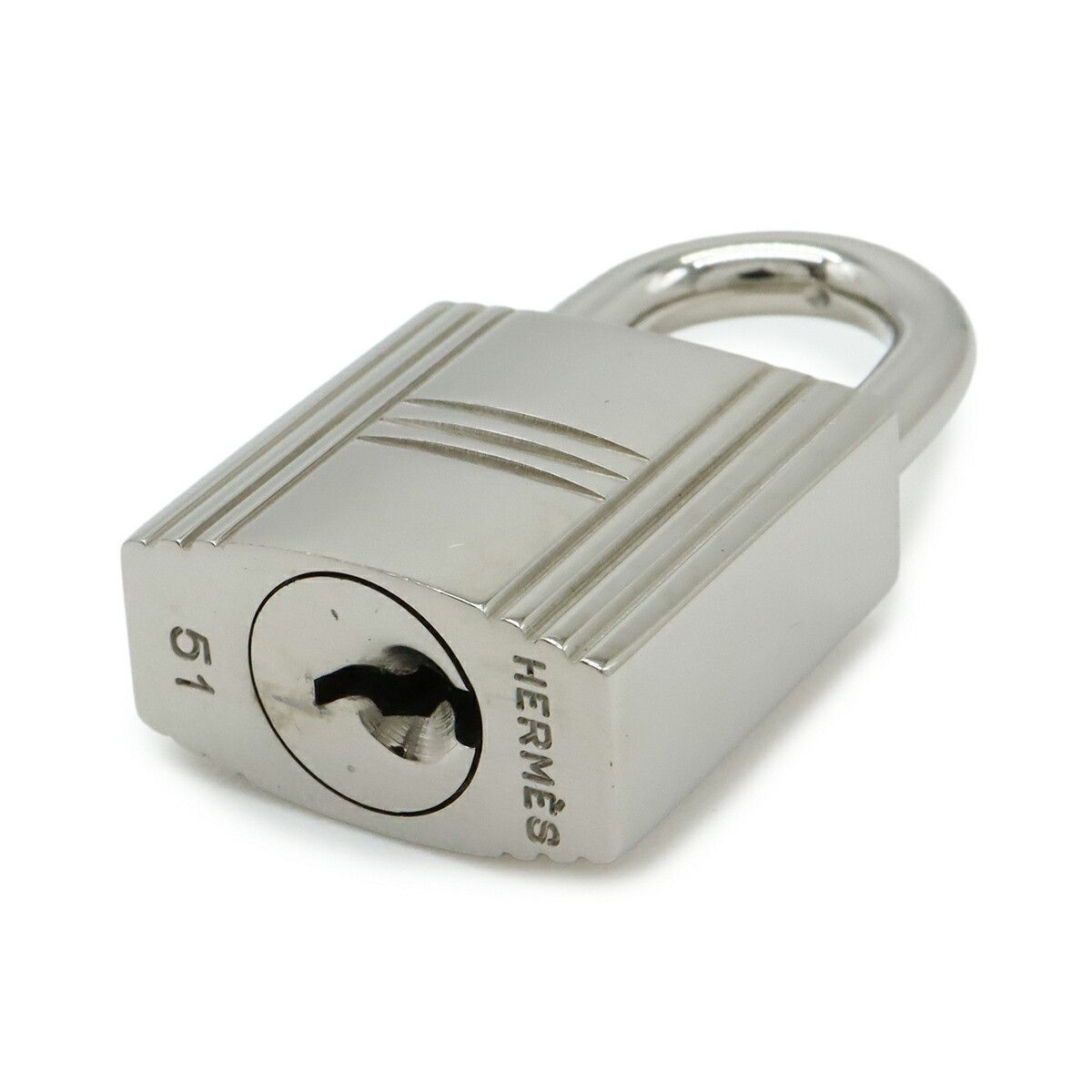 Hermes Hermes Hermes Cadena51 Padlock Metal Key Chain DUTY FREE for USA Size ONE SIZE - 4 Thumbnail