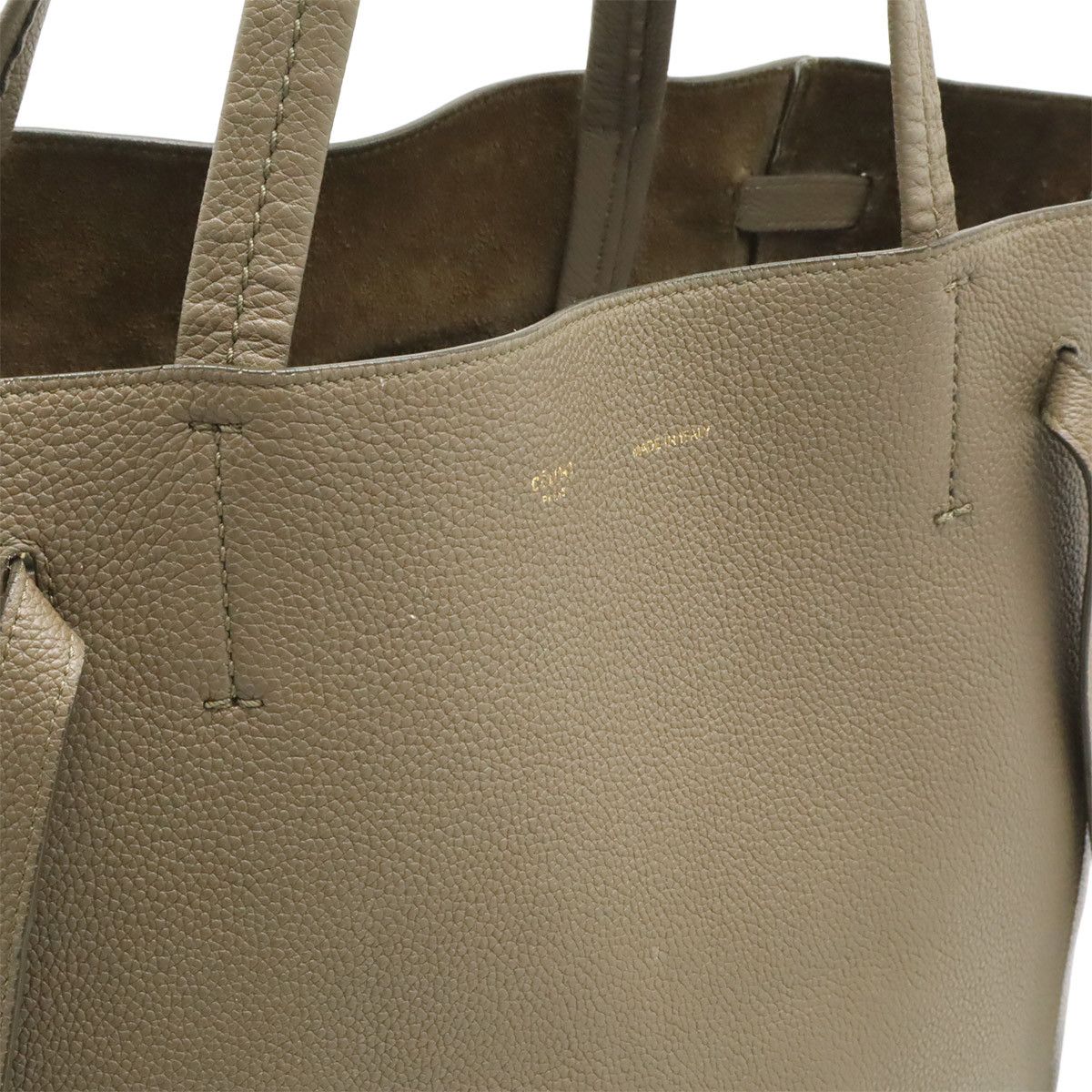Celine Celine Celine Cabas Phantom Small Leather Tote Bag Leather Tote Bag DUTY FREE for USA Size ONE SIZE - 7 Thumbnail