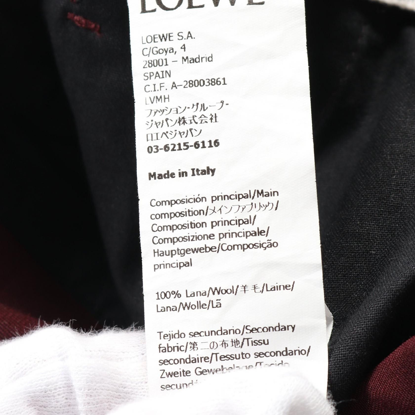 Loewe Loewe Loewe Wool Pants Textile Pants DUTY FREE for USA Size ONE SIZE - 4 Thumbnail