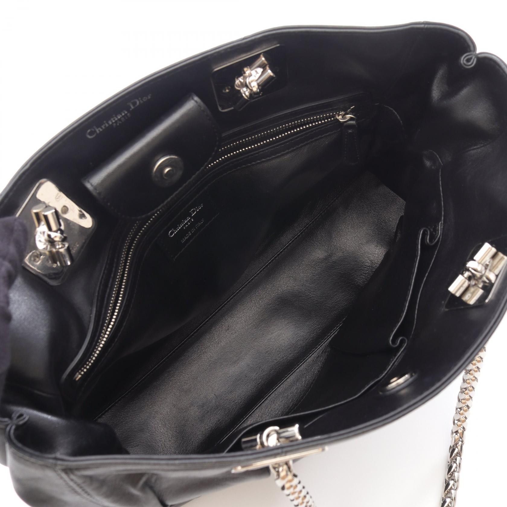 Dior Dior Dior Granville Leather Tote Bag Leather Tote Bag DUTY FREE for USA Size ONE SIZE - 3 Thumbnail