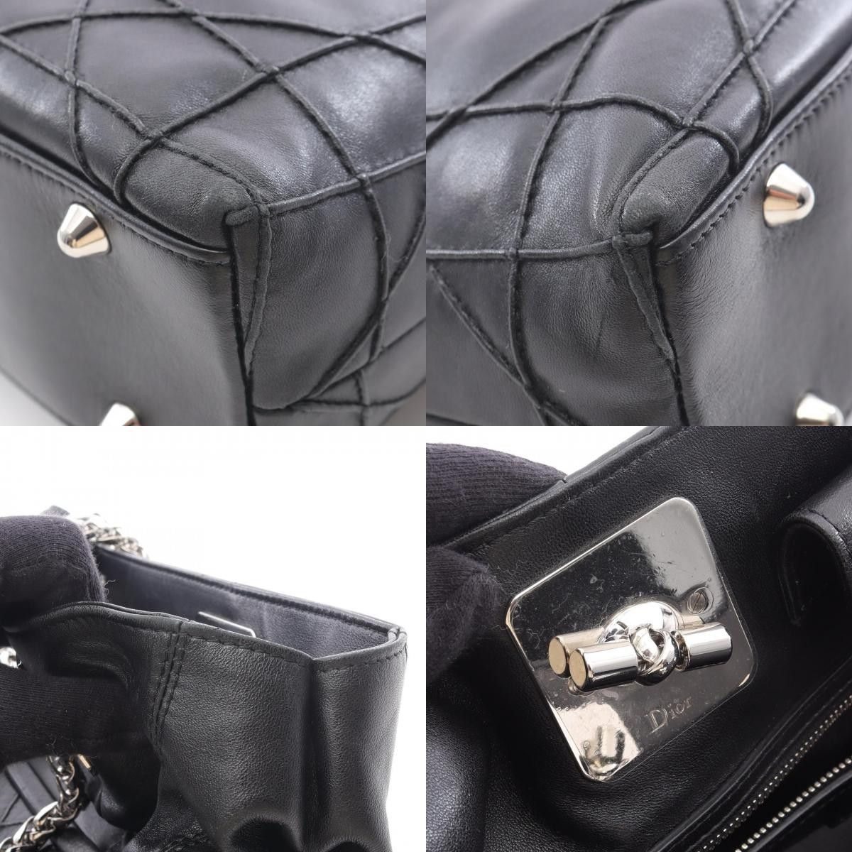 Dior Dior Dior Granville Leather Tote Bag Leather Tote Bag DUTY FREE for USA Size ONE SIZE - 10 Thumbnail