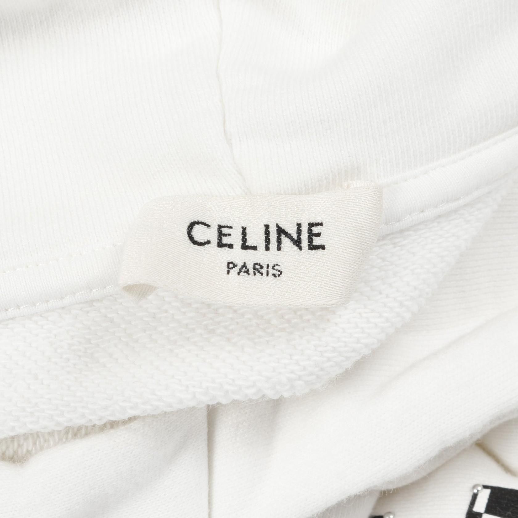 Celine Celine CELINE Cotton Hoodie Textile Sweatshirts & Hoodies DUTY FREE for USA Size ONE SIZE - 3 Thumbnail