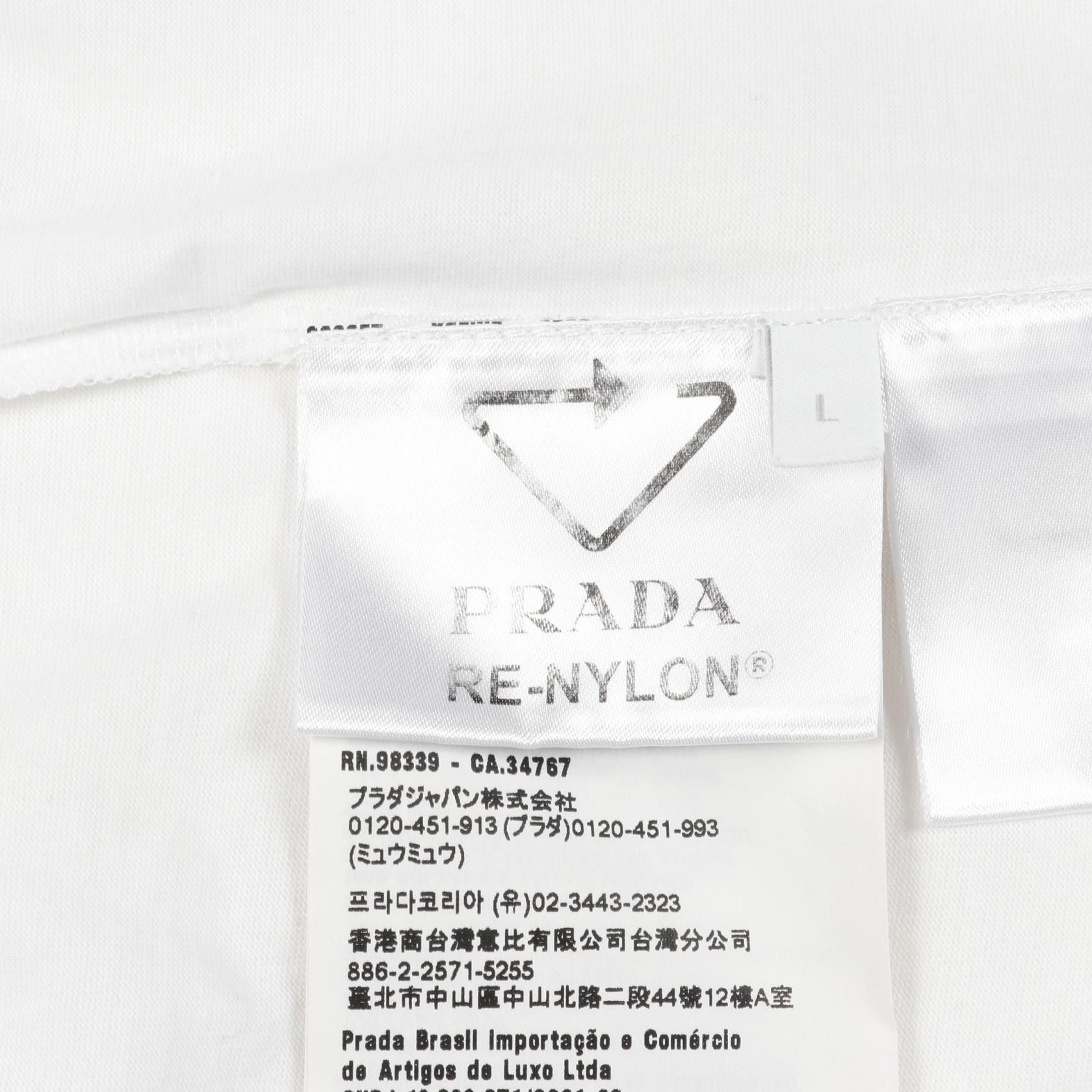 Prada Prada Prada Re-Nylon Cotton Top Textile Tops DUTY FREE for USA Size ONE SIZE - 8 Thumbnail