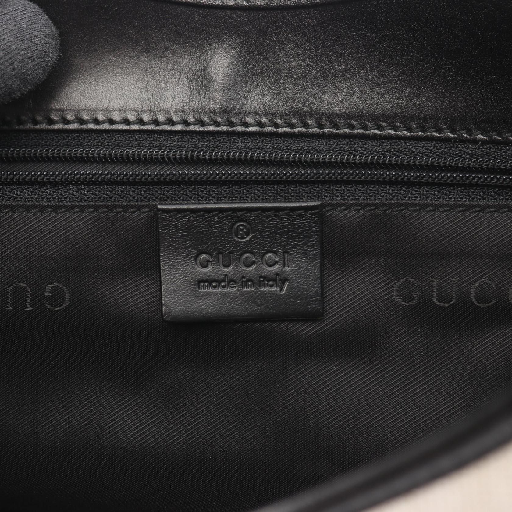 Gucci Gucci Gucci Jackie Canvas Leather Shoulder Bag Textile Shoulder Bag 0021067 DUTY FREE for USA Size ONE SIZE - 4 Thumbnail