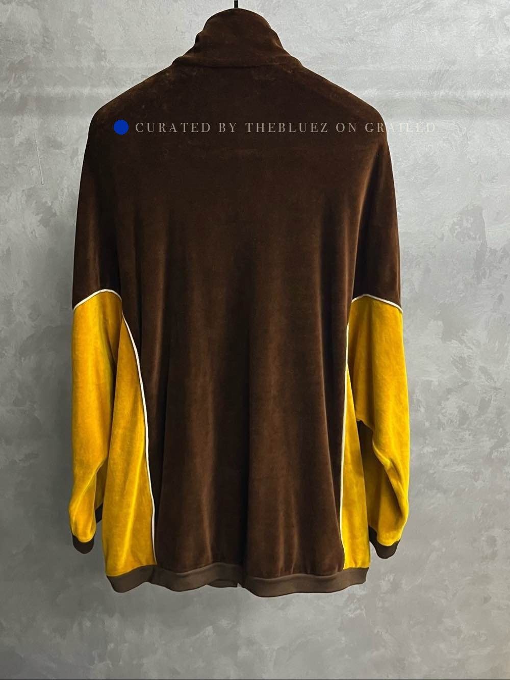 Gucci Brown Velour Track Jacket in Size L Size US L / EU 52-54 / 3 - 2 Thumbnail