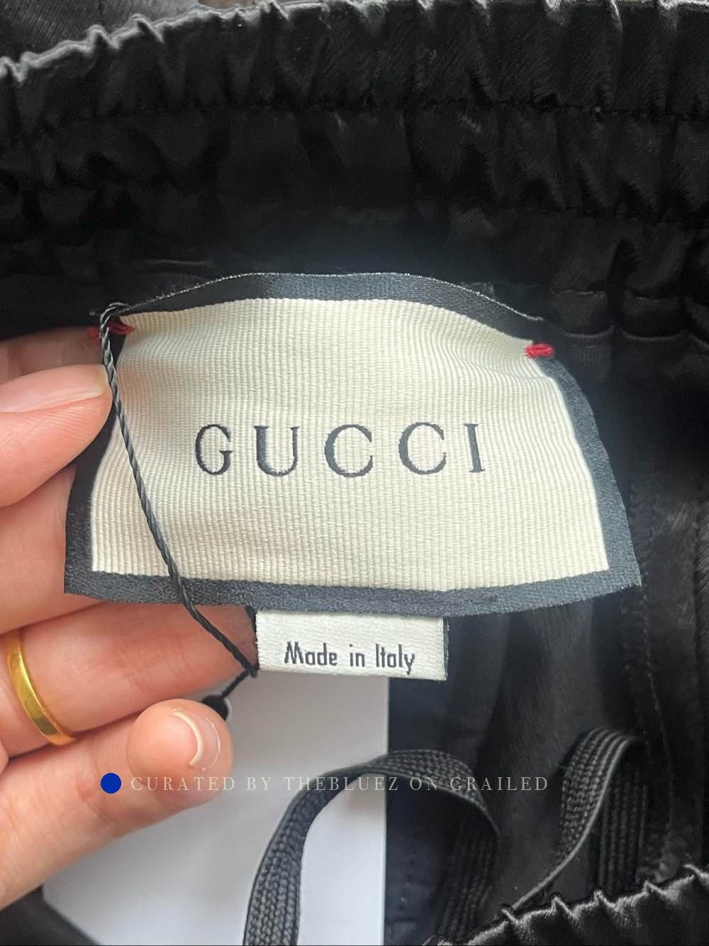 Gucci Black Track Pants with Side Stripe Size US 28 / EU 44 - 3 Thumbnail
