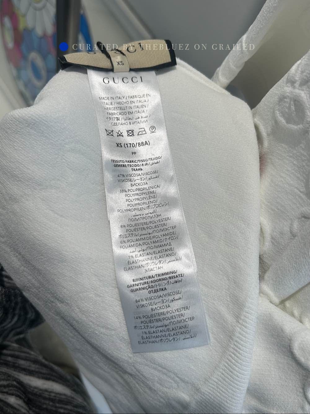Gucci Jacquard Polo in White Size US XS / EU 42 / 0 - 4 Thumbnail