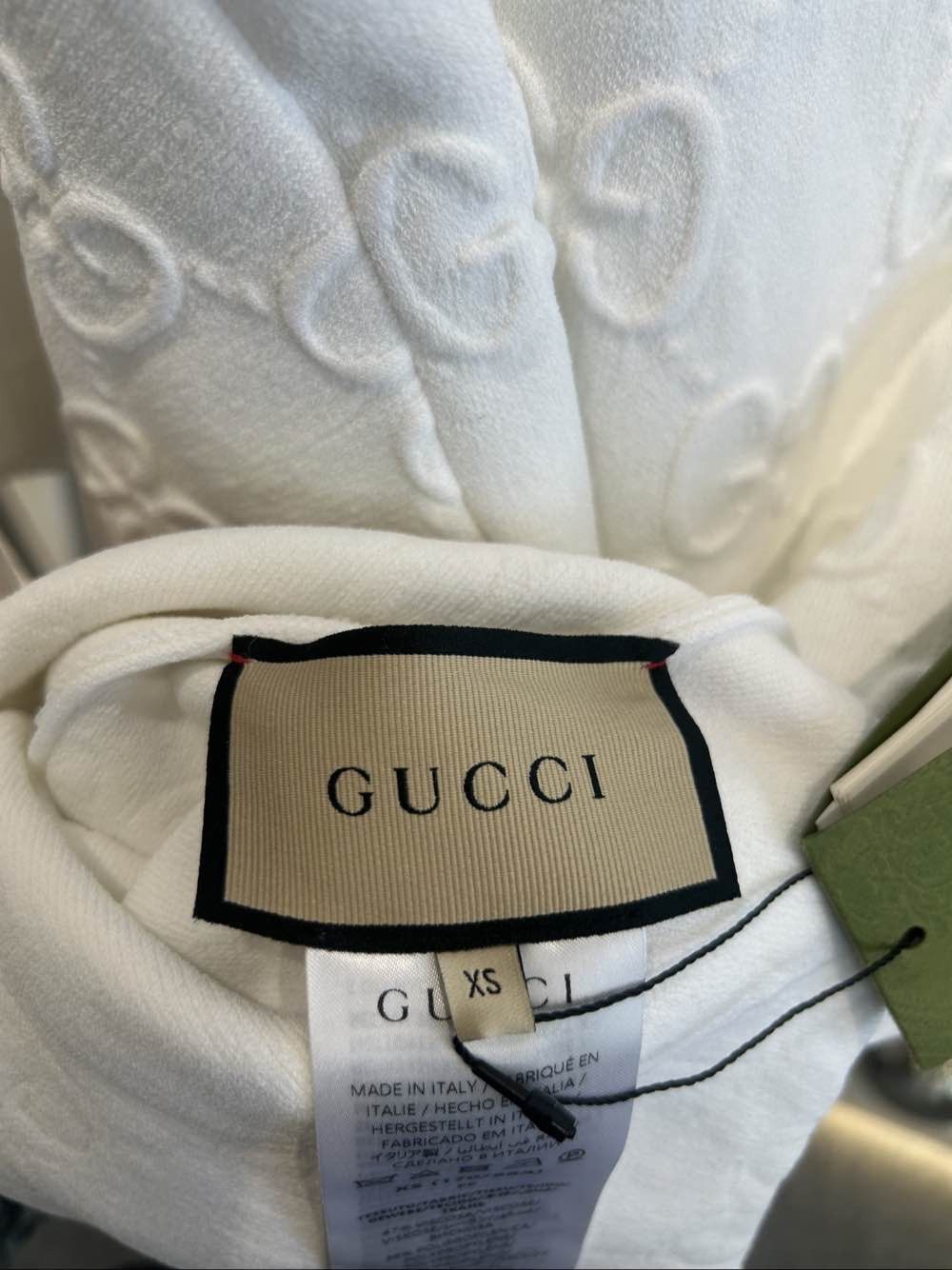 Gucci Jacquard Polo in White Size US XS / EU 42 / 0 - 3 Thumbnail