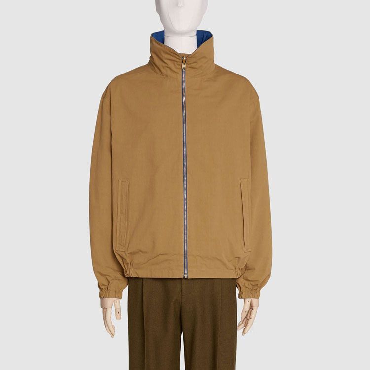 Gucci Reversible Logo Jacket in Blue Size S Size US S / EU 44-46 / 1 - 8 Thumbnail
