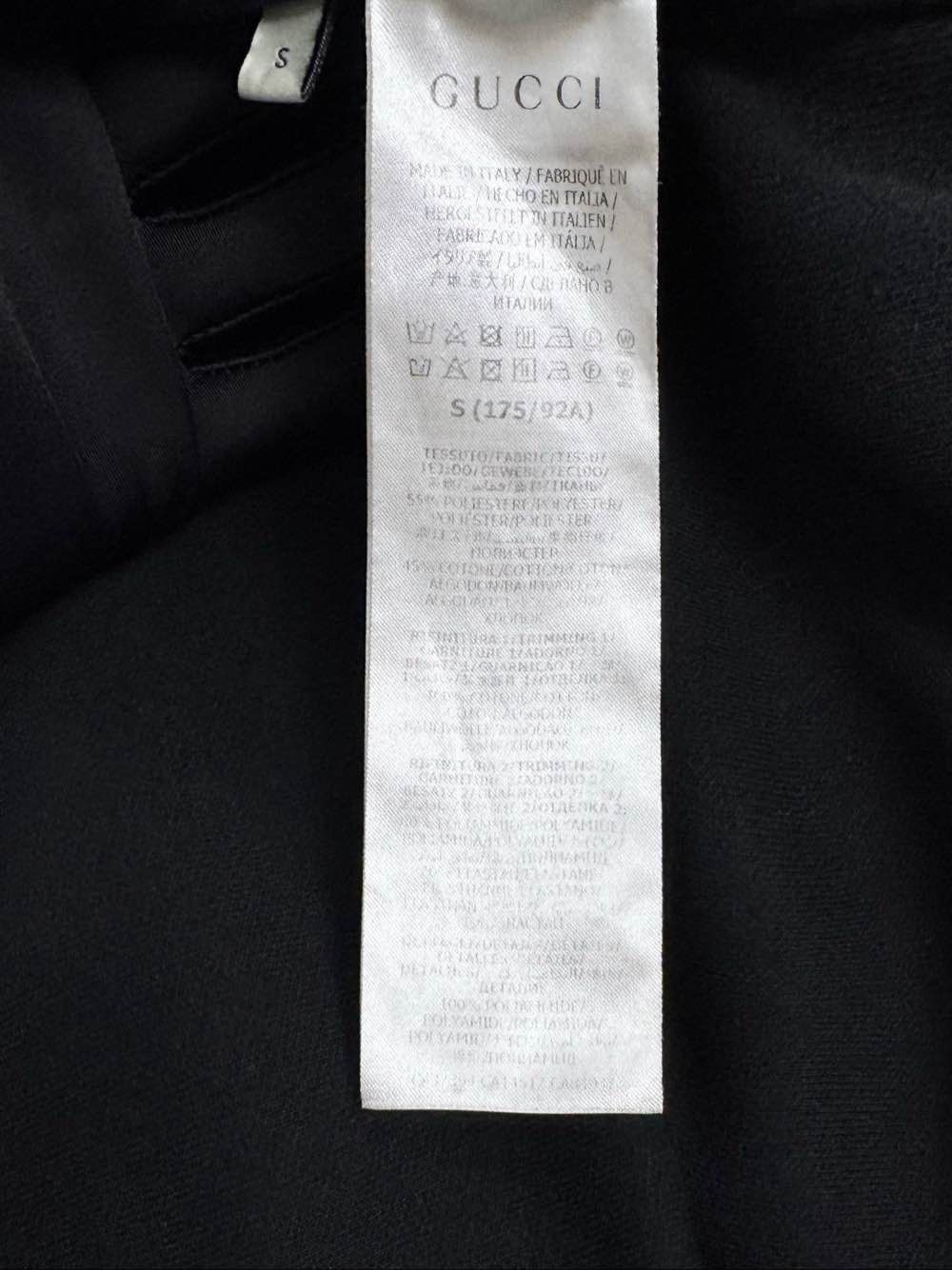 Gucci Logo Tape Track Jacket in Black Size US S / EU 44-46 / 1 - 4 Thumbnail