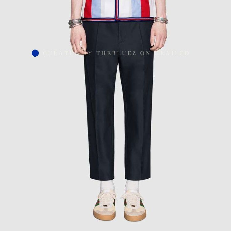 Gucci Side Stripe Jogging Pants in Blue Size US 30 / EU 46 - 11 Thumbnail