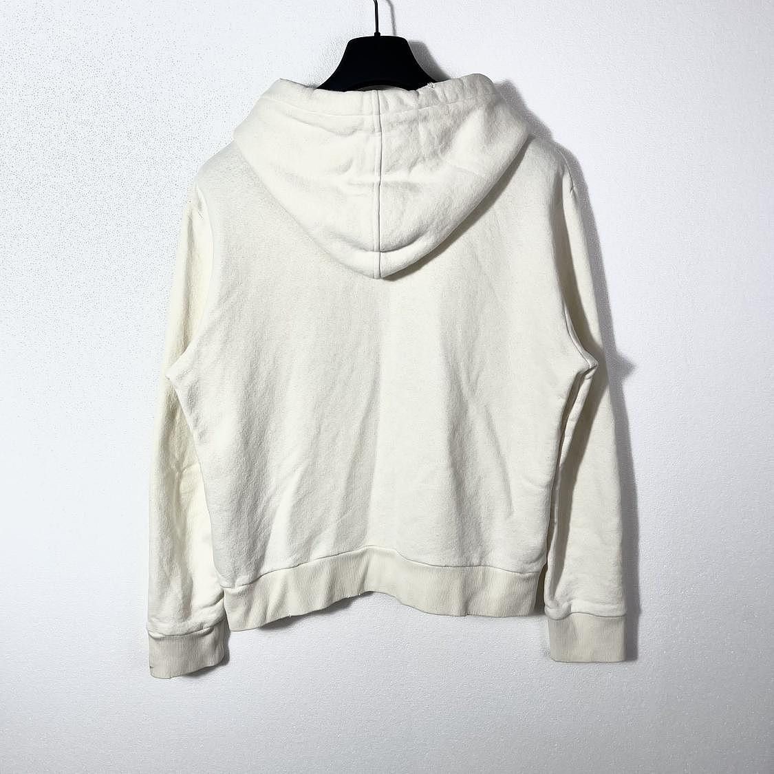 Gucci Logo Print Hoodie in White Size US XS / EU 42 / 0 - 2 Thumbnail