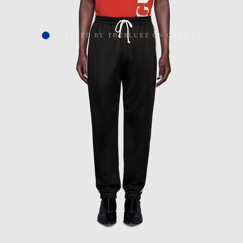 Gucci Logo Tape Black Joggers Size 34 Size US 34 / EU 50 - 7 Thumbnail