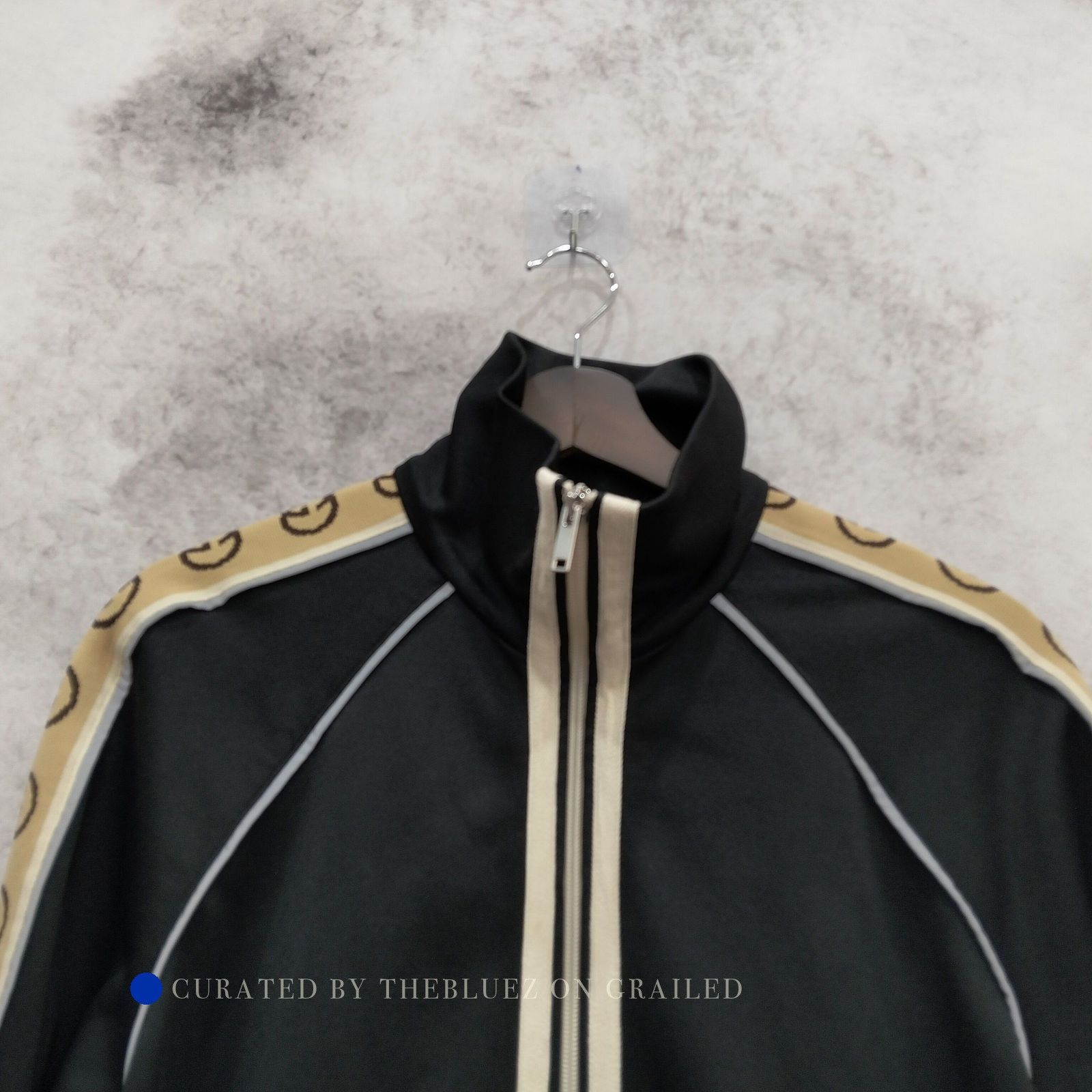 Gucci Black Logo Stripe Track Jacket Size US XS / EU 42 / 0 - 6 Thumbnail