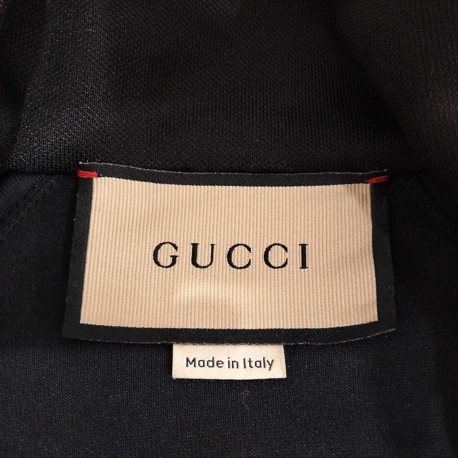 Gucci Black Logo Stripe Track Jacket Size US XS / EU 42 / 0 - 3 Thumbnail