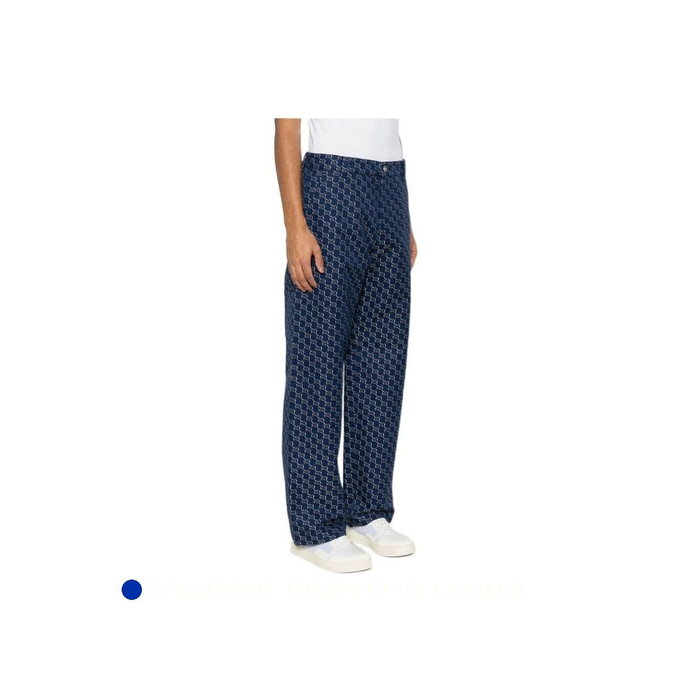 Gucci Geometric Pattern Casual Pants in Multi Size US 34 / EU 50 - 13 Thumbnail