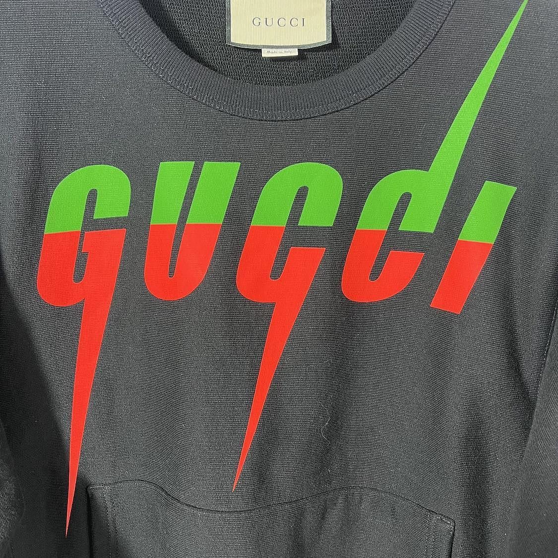 Gucci Lightning Logo Crewneck Sweatshirt Size US XS / EU 42 / 0 - 6 Thumbnail