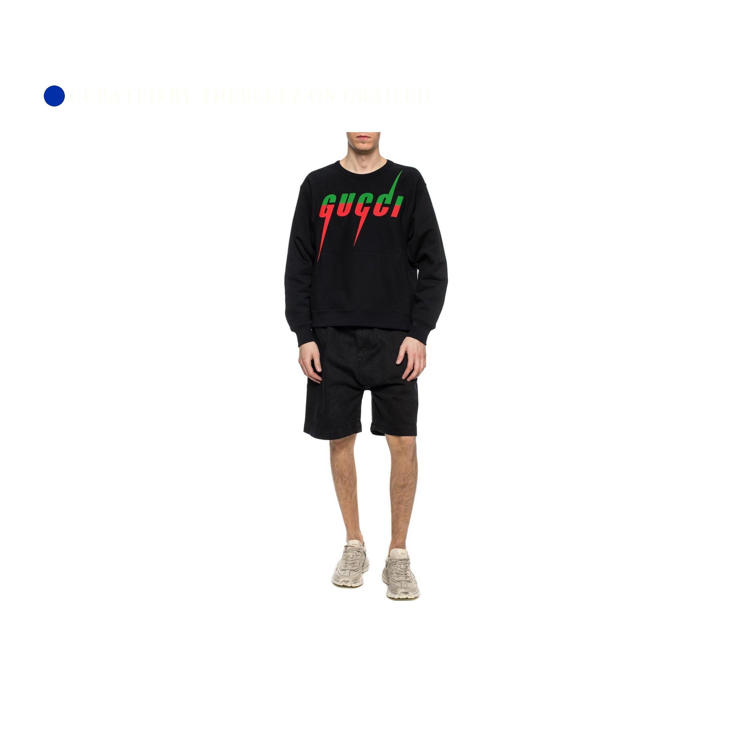Gucci Lightning Logo Crewneck Sweatshirt Size US XS / EU 42 / 0 - 7 Thumbnail