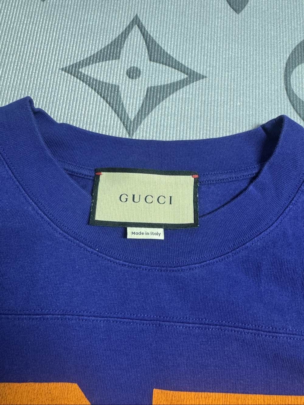 Gucci Graphic Blue T-Shirt in Size M Size US M / EU 48-50 / 2 - 3 Thumbnail