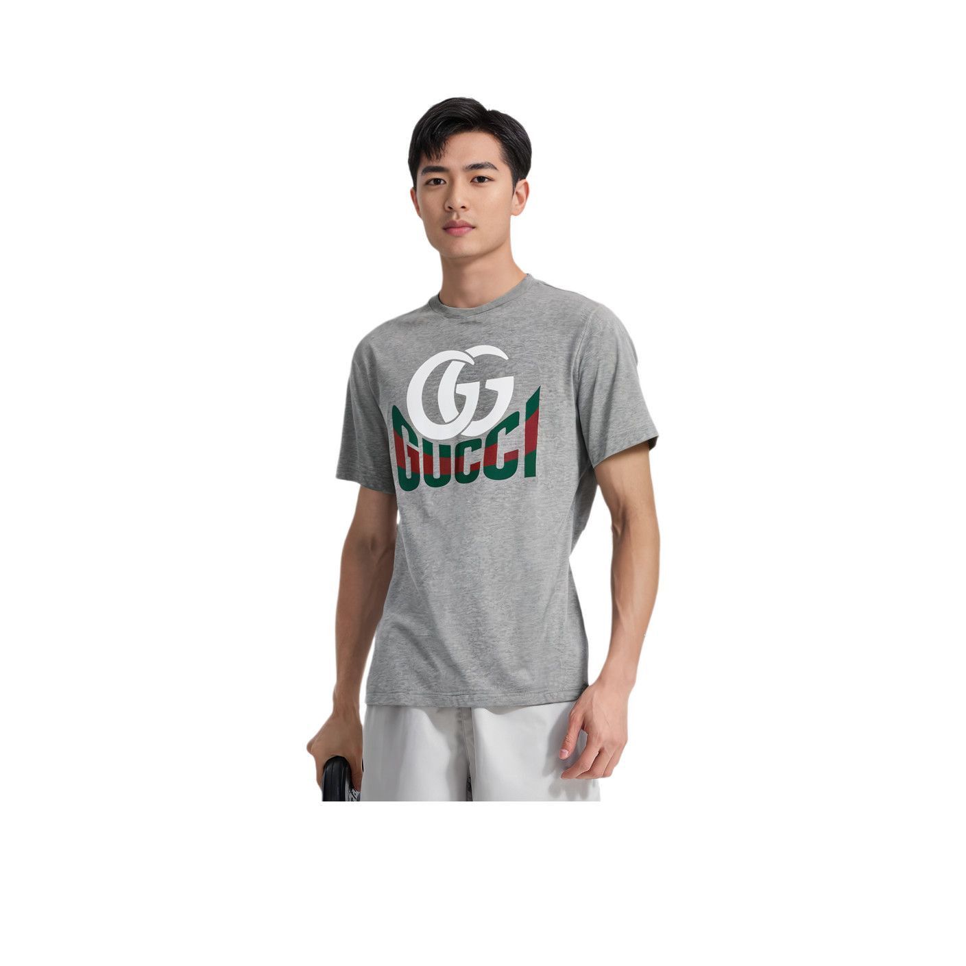 Gucci Interlocking G Logo Short Sleeve T-Shirt Size US M / EU 48-50 / 2 - 6 Thumbnail