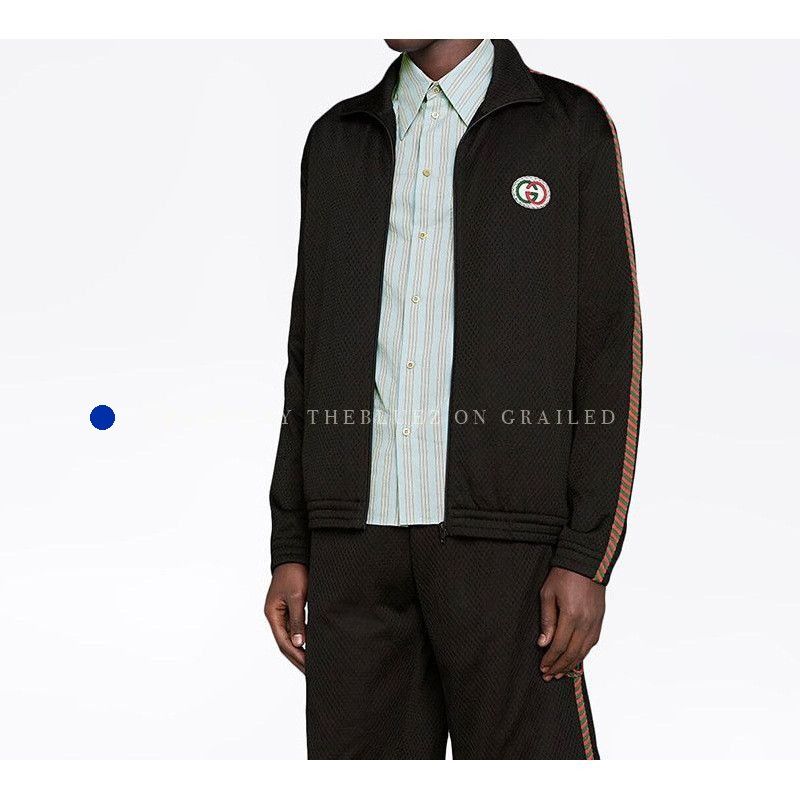 Gucci Black Logo Track Jacket in Size M Size US M / EU 48-50 / 2 - 8 Thumbnail