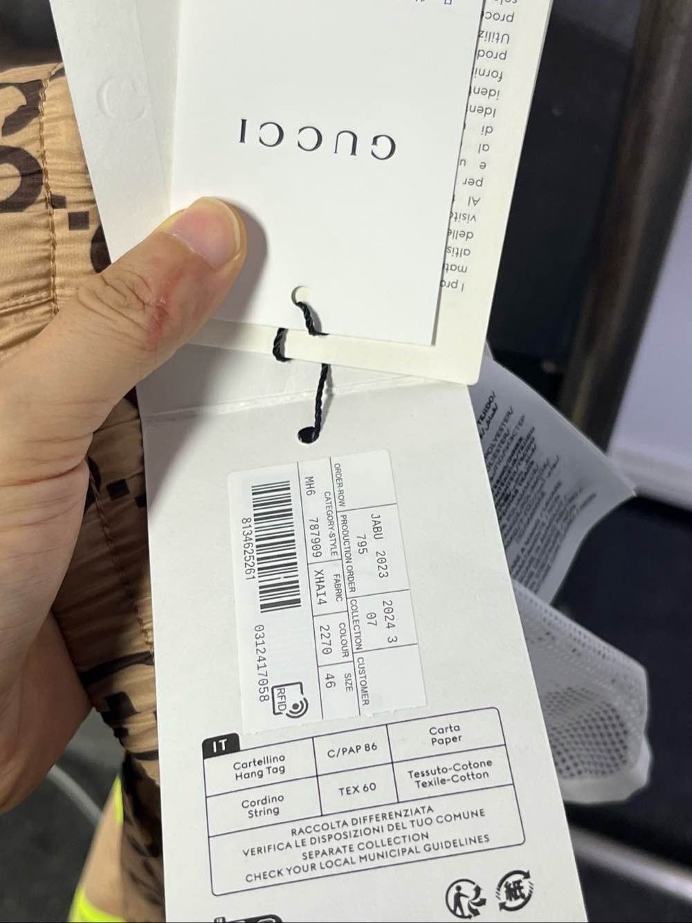Gucci Designer Logo Shorts in Brown Size US 30 / EU 46 - 5 Thumbnail