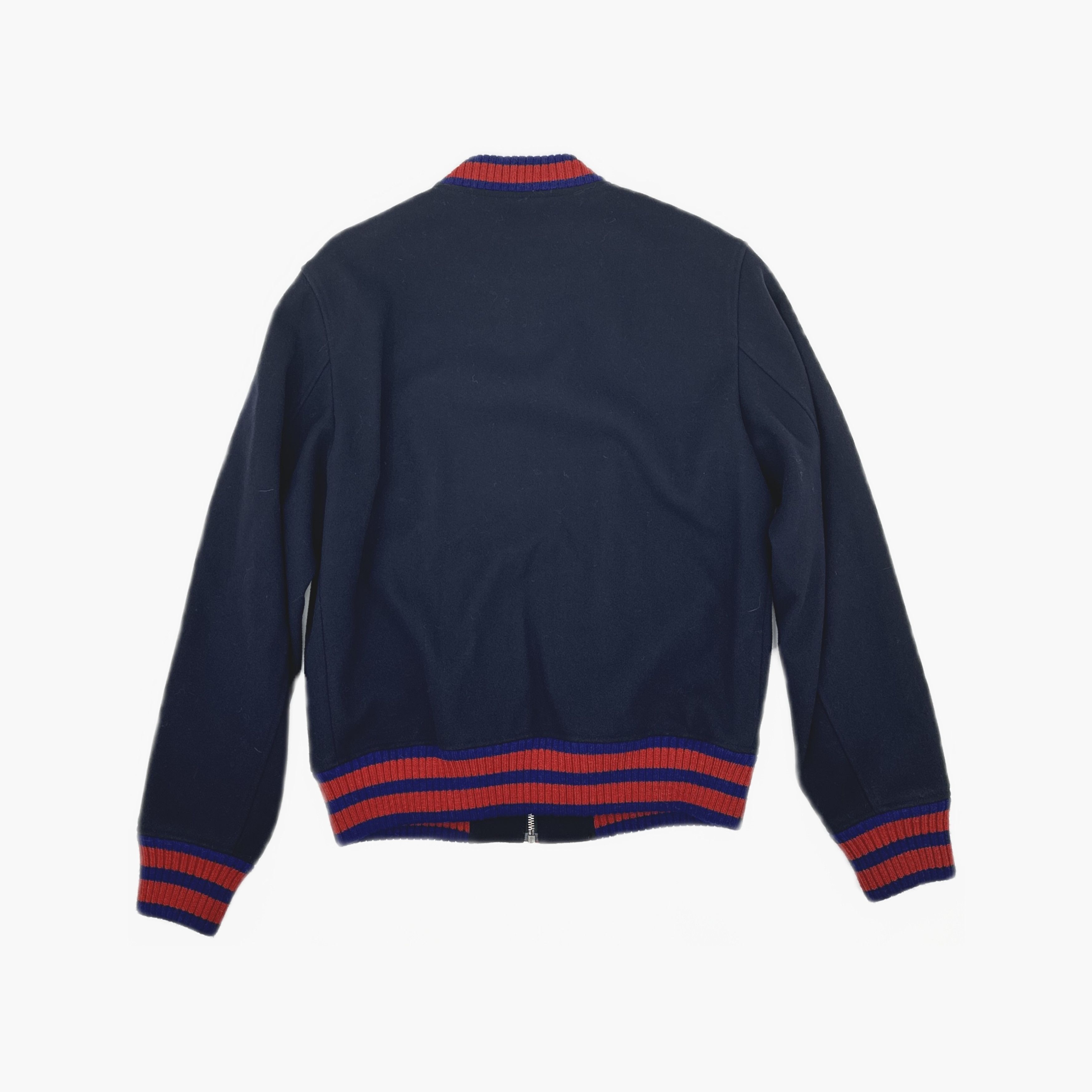 Gucci Stylish Blue Bomber Jacket in Size L Size US L / EU 52-54 / 3 - 2 Thumbnail