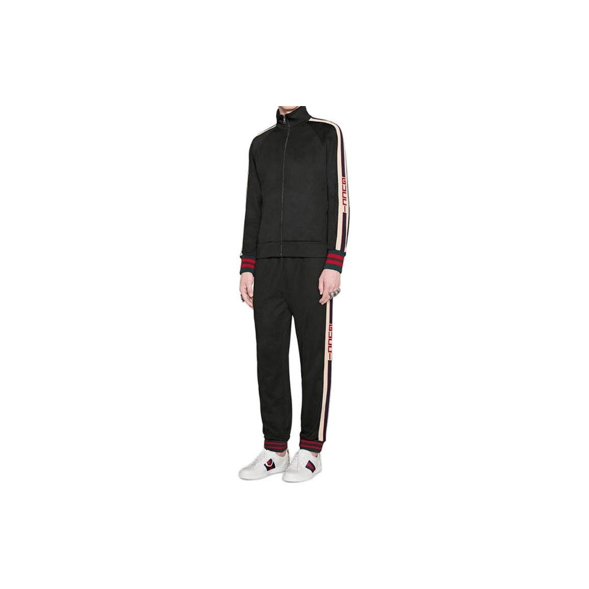 Gucci Technical Jersey Track Jacket in Black Size US XL / EU 56 / 4 - 15 Thumbnail