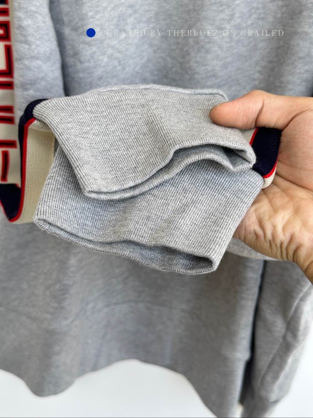 Gucci Side Logo Sweatshirt in Gray Size US XL / EU 56 / 4 - 9 Thumbnail