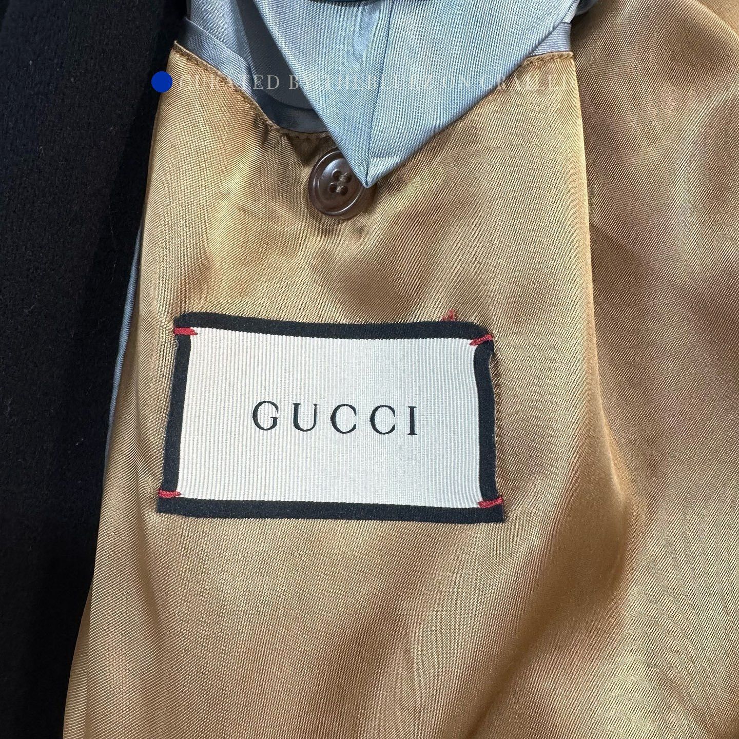 Gucci Black Bomber Jacket with Bee Embroidery Size US M / EU 48-50 / 2 - 3 Thumbnail