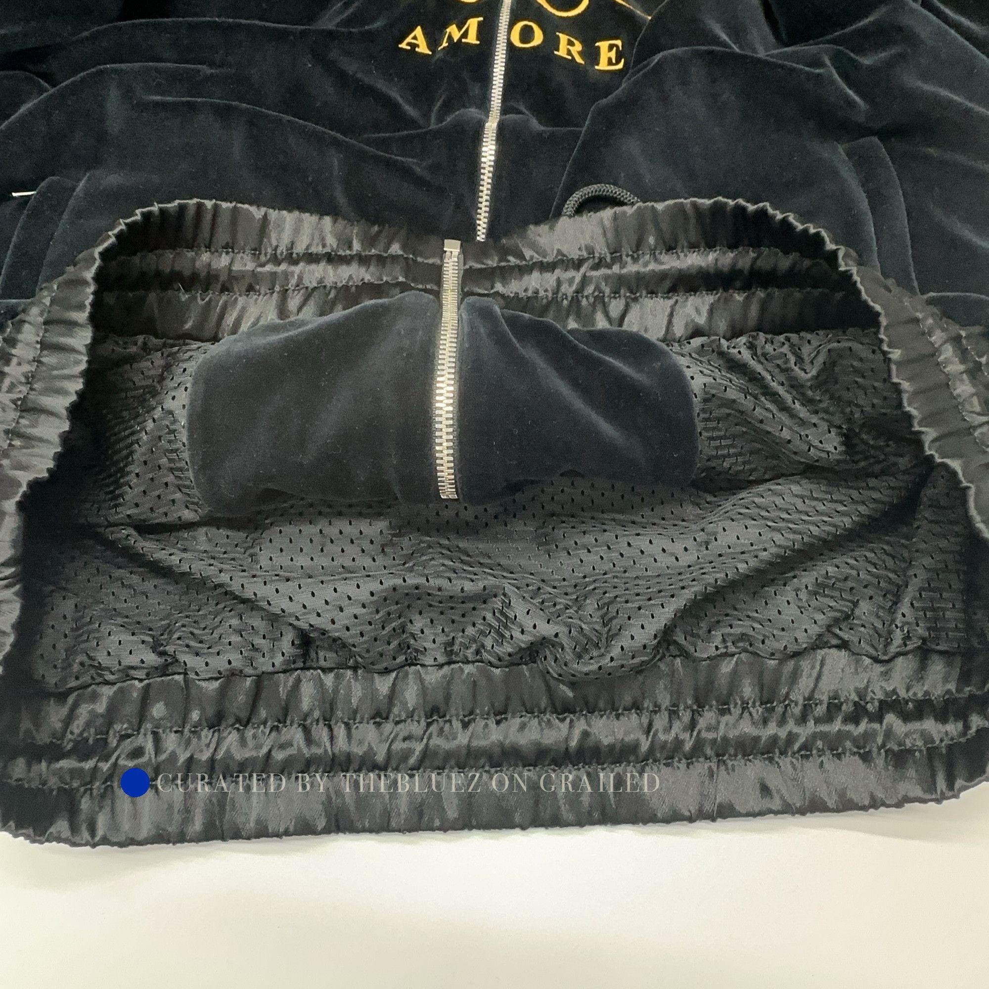 Gucci Luxurious Velour Zip Jacket in Black Size US XL / EU 56 / 4 - 9 Thumbnail