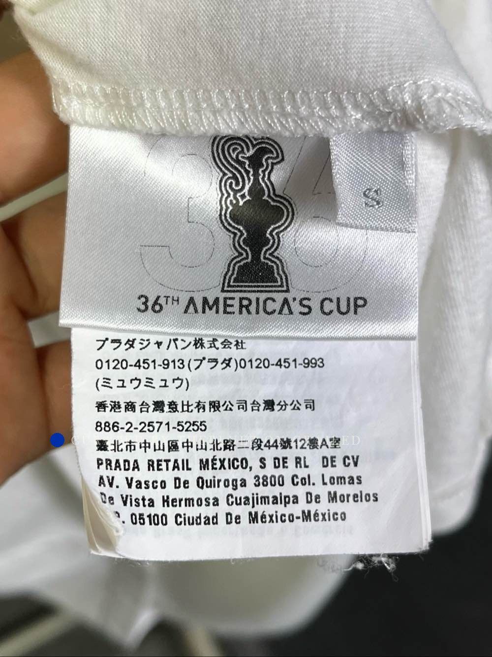 Prada 36th America's Cup Short Sleeve Tee Size US S / EU 44-46 / 1 - 4 Thumbnail
