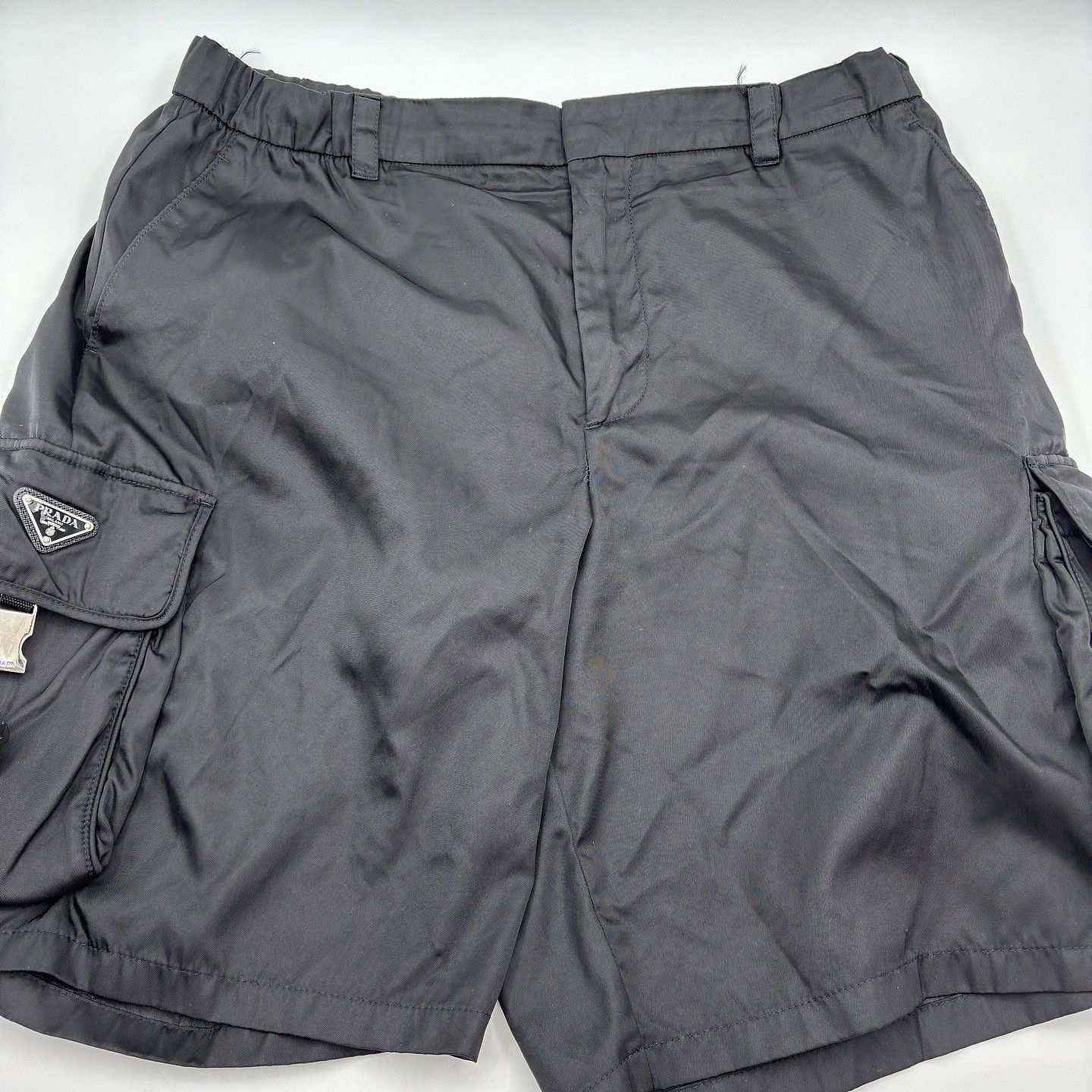 Prada Cargo Shorts in Black Size US 38 / EU 54 - 7 Thumbnail