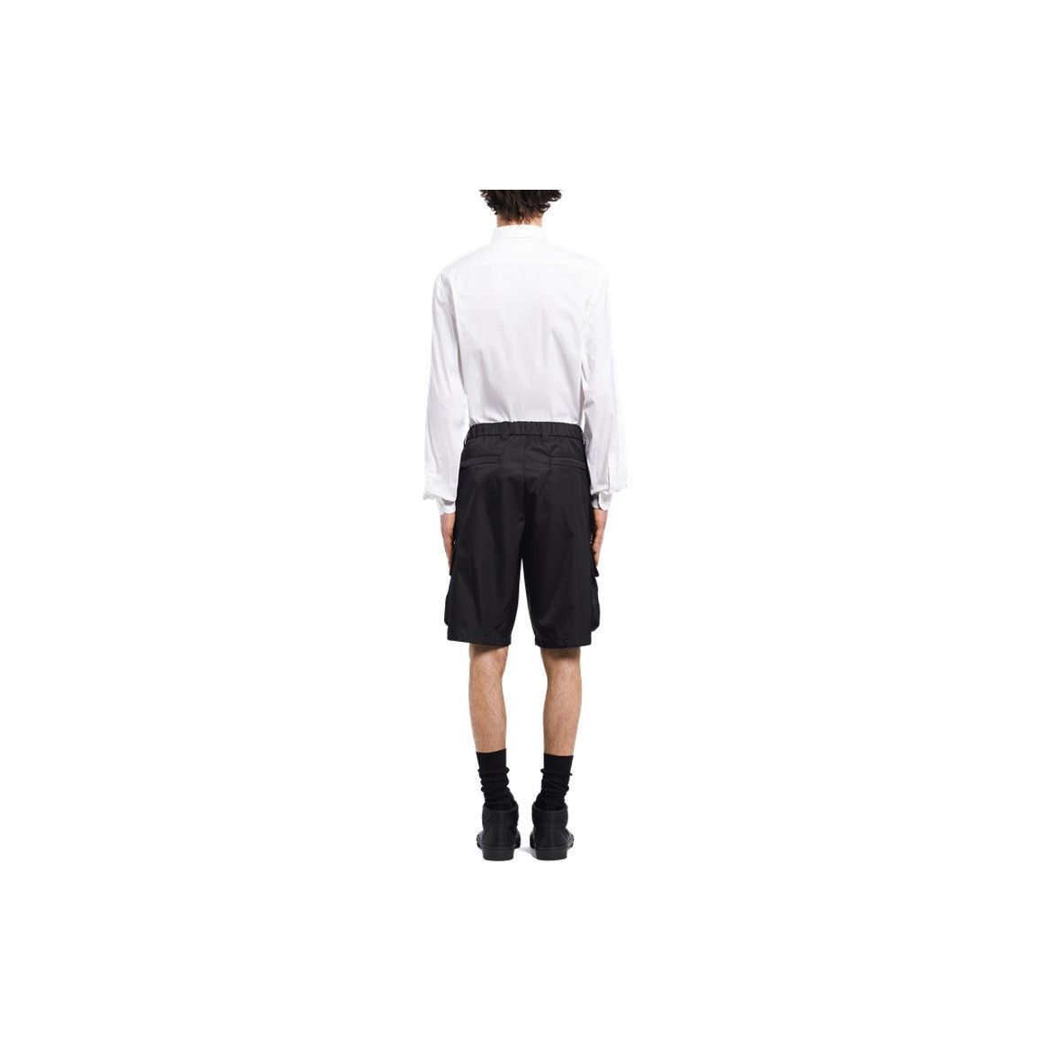 Prada Cargo Shorts in Black Size US 38 / EU 54 - 16 Thumbnail