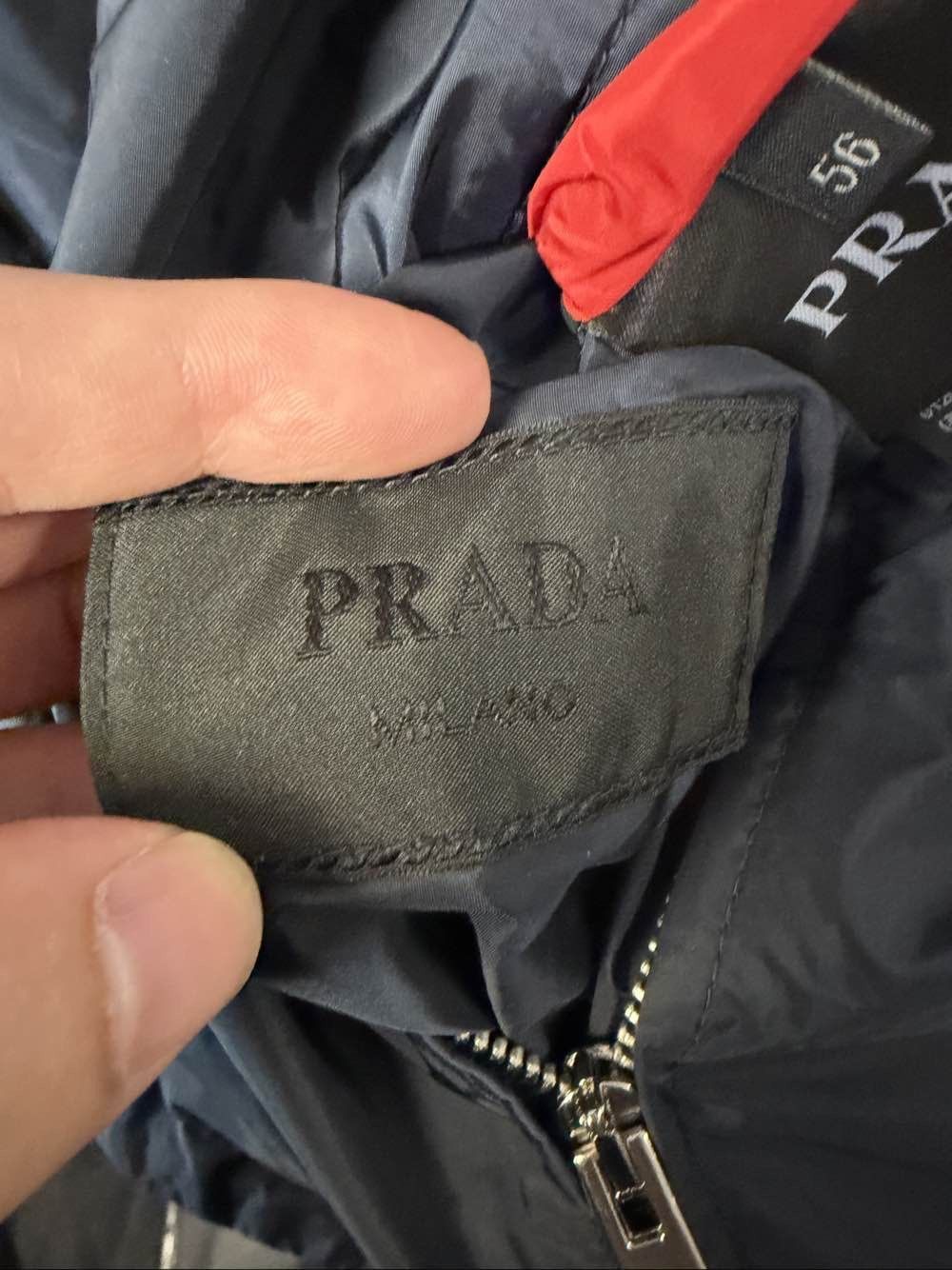Prada Minimalist Zip Jacket in Black Size US XL / EU 56 / 4 - 3 Thumbnail