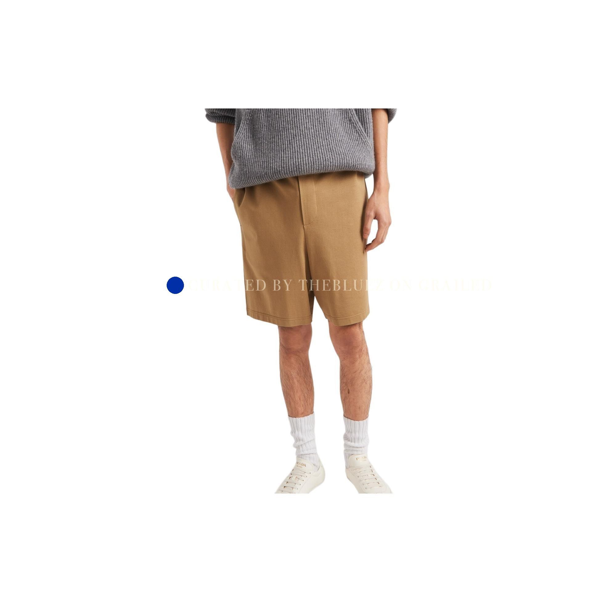 Prada Stylish Beige Piquet Shorts in Size 30 Size US 30 / EU 46 - 6 Thumbnail