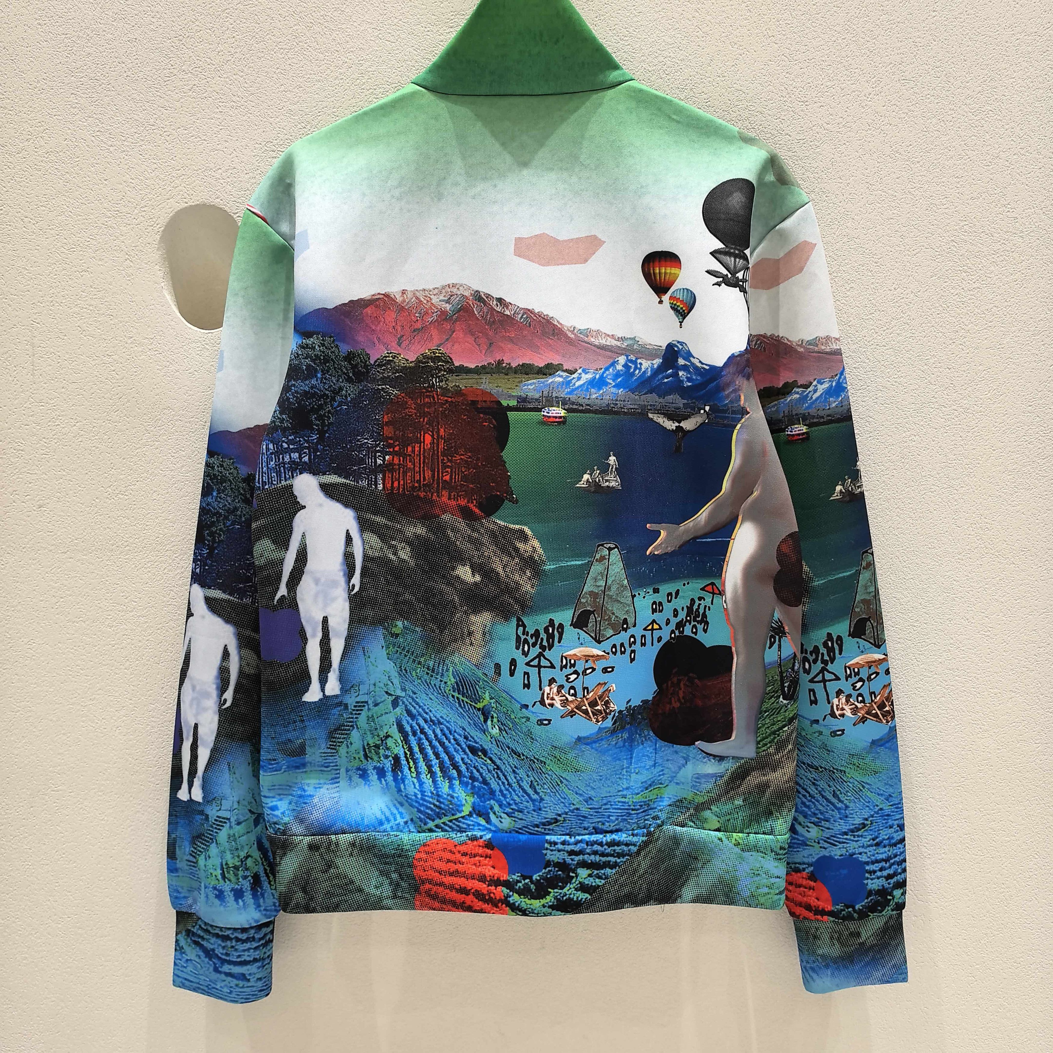 Prada Graphic Print Zip Jacket in Multi Size US M / EU 48-50 / 2 - 2 Thumbnail