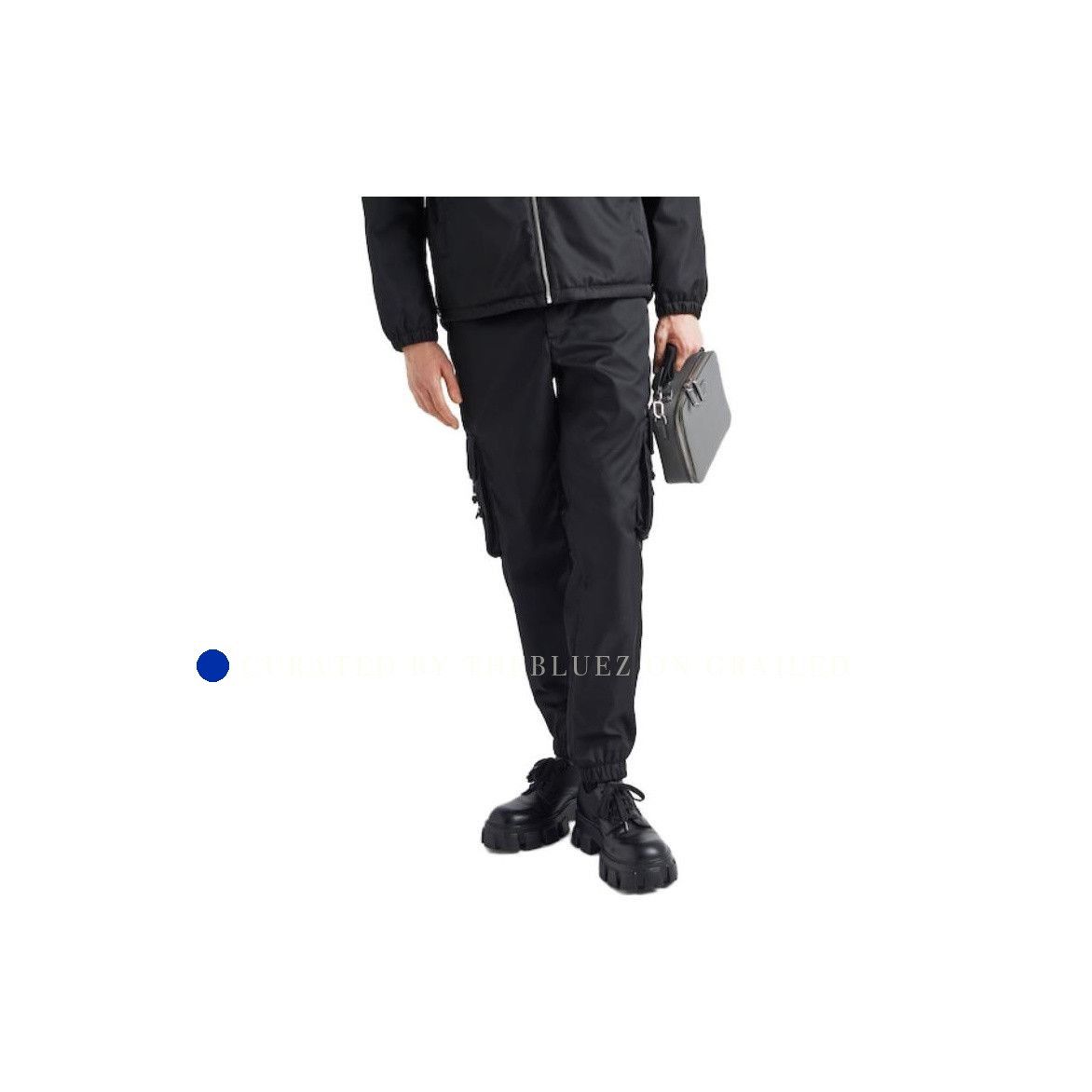 Prada Stylish Black Cargo Pants Size 32 Size US 32 / EU 48 - 14 Thumbnail