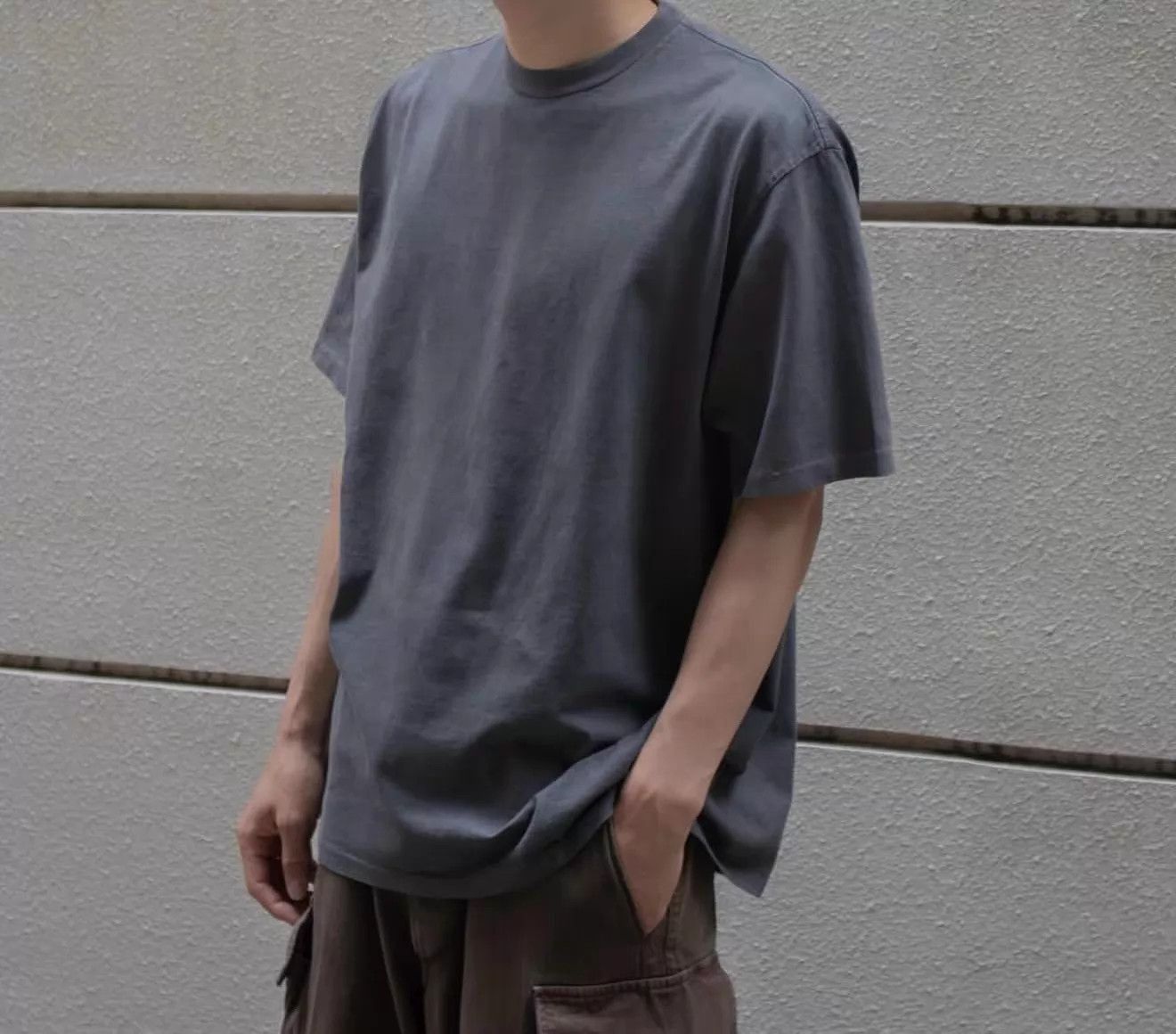 A.PRESSE Vintage Lightweight Blue T-Shirt Size US L / EU 52-54 / 3 - 2 Thumbnail