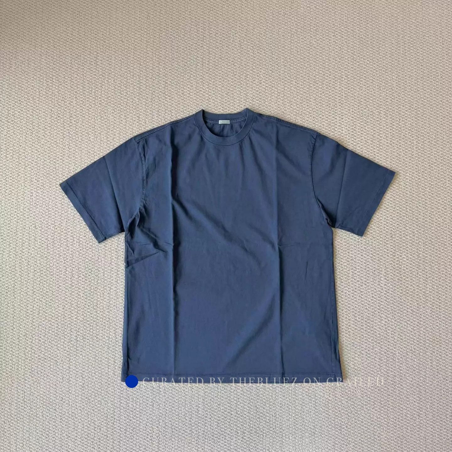 A.PRESSE Vintage Lightweight Blue T-Shirt Size US L / EU 52-54 / 3 - 3 Thumbnail