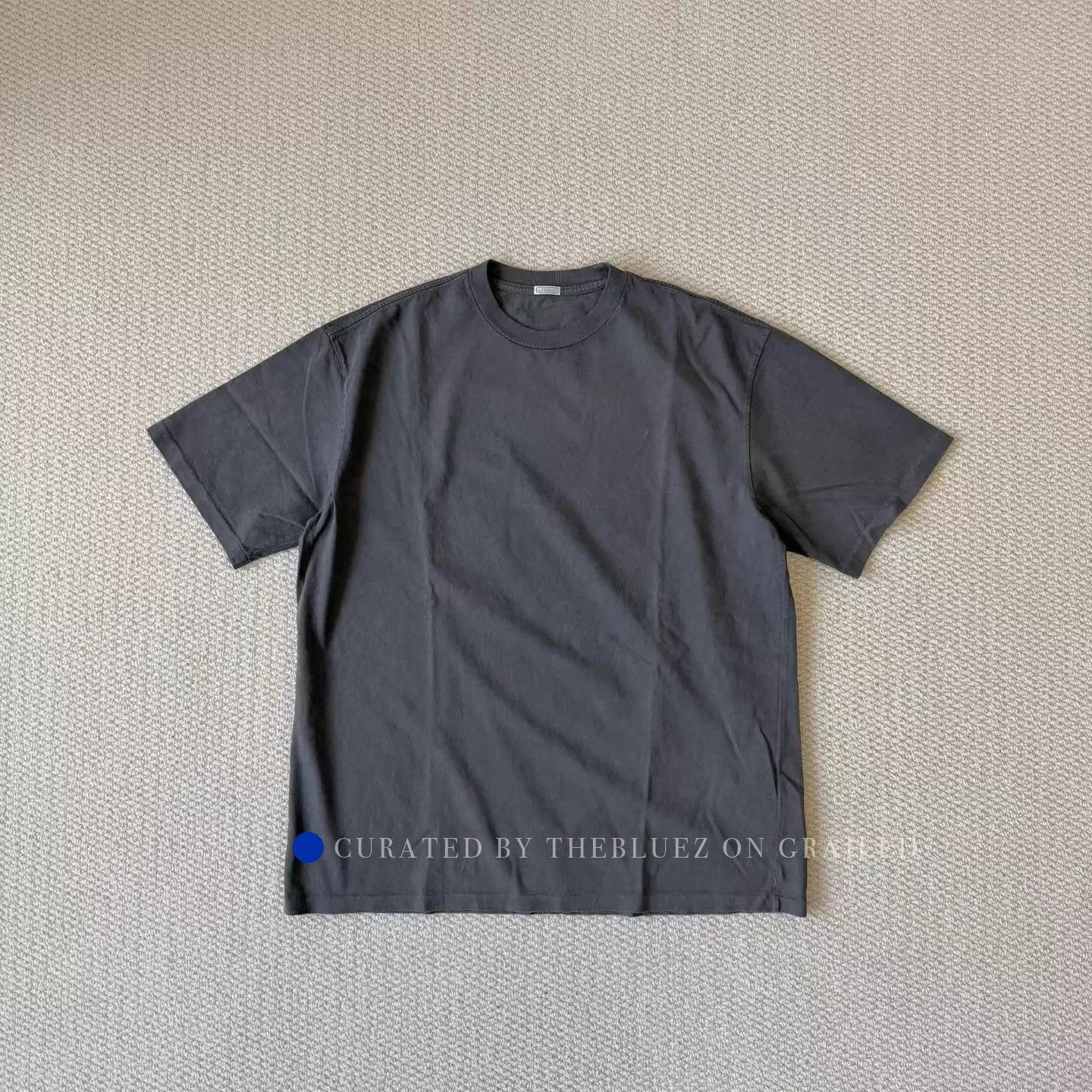 A.PRESSE Vintage Lightweight Blue T-Shirt Size US L / EU 52-54 / 3 - 4 Thumbnail