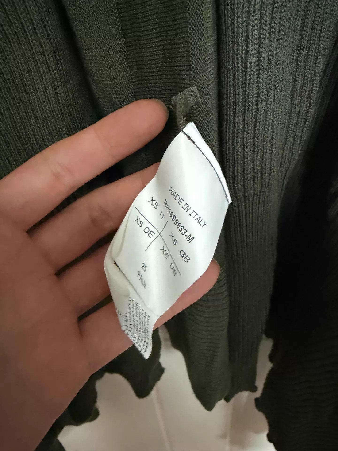 Rick Owens Classic Forest Green Cardigan XS Size US XS / EU 42 / 0 - 3 Thumbnail