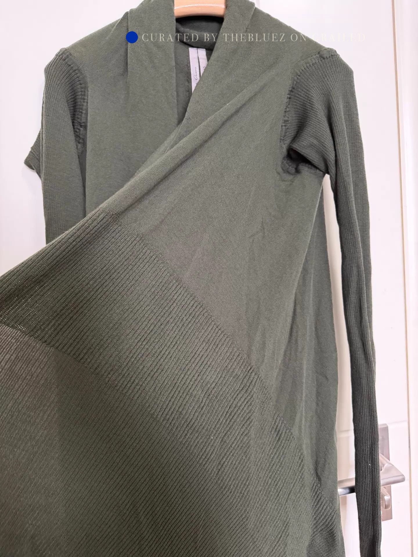 Rick Owens Classic Forest Green Cardigan XS Size US XS / EU 42 / 0 - 4 Thumbnail